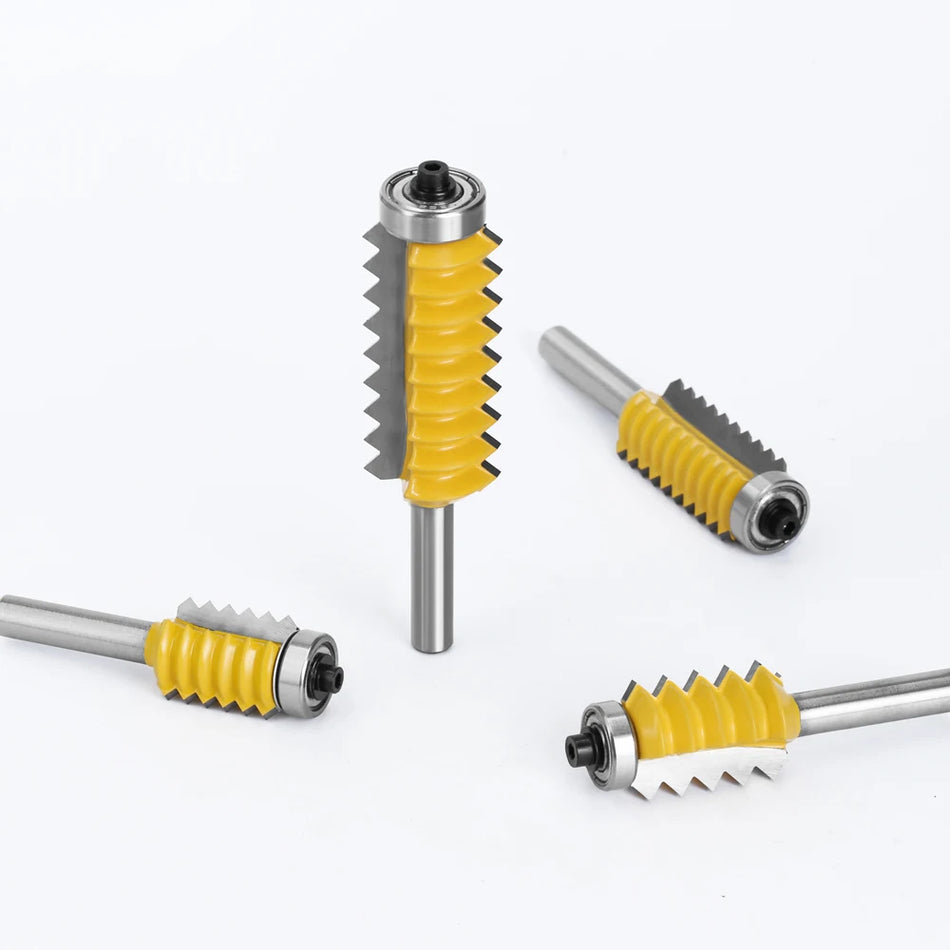 LAVIE 1 stk. 8 mm skaft fingerskjøt limfres hevet panel V-skjøt fresebiter for tre tappebiter trearbeid kjegletappebit