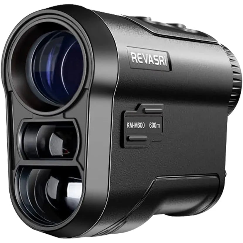 REVASRI 600 m/yard golflaseravstandsmåler med hellingskompensasjon, flaggstanglås, vibrasjon, USB-C, oppladbar for golf