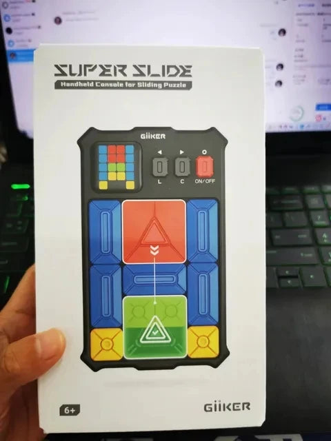 Giiker Super Slide Huarong Road Smart Sensor Game 500+ Levelled UP Brain Teaser Puzzles Interactive Fidget Toys For Kids Gifts