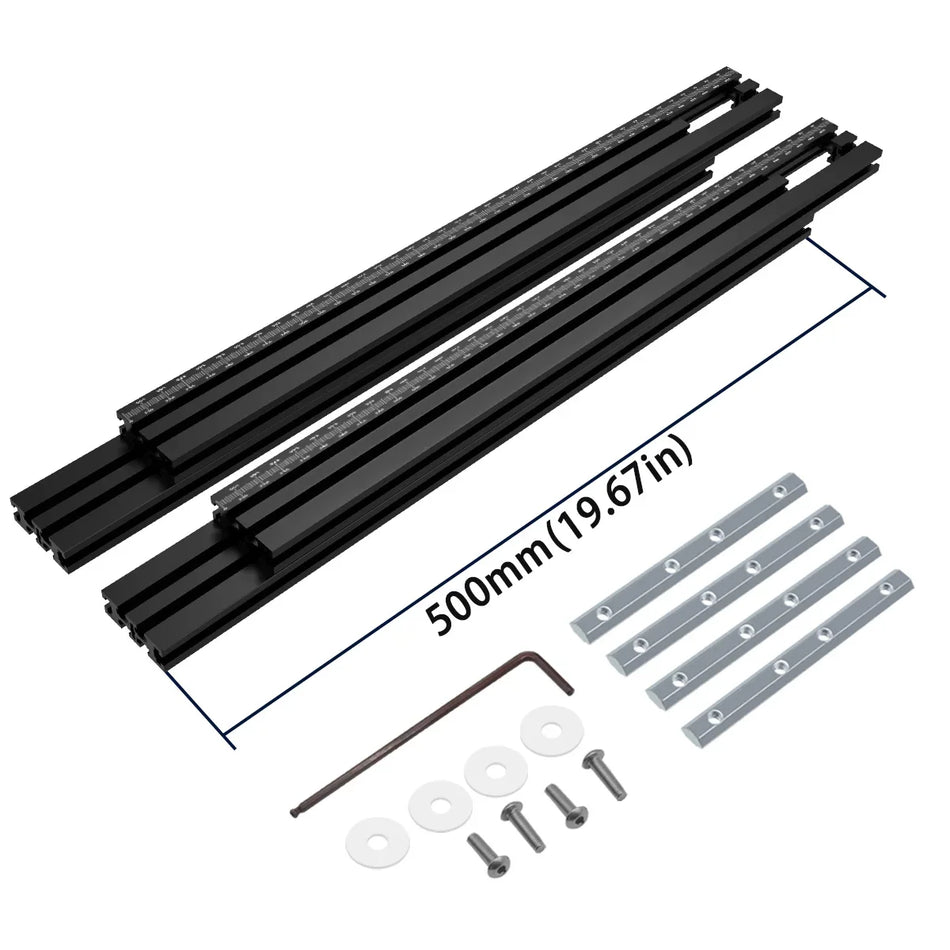 Trimming Machine Milling Groove Engraving Guide Rail Multi-functional Adjustable Backing Auxiliary Guide Bracket WoodworkingTool