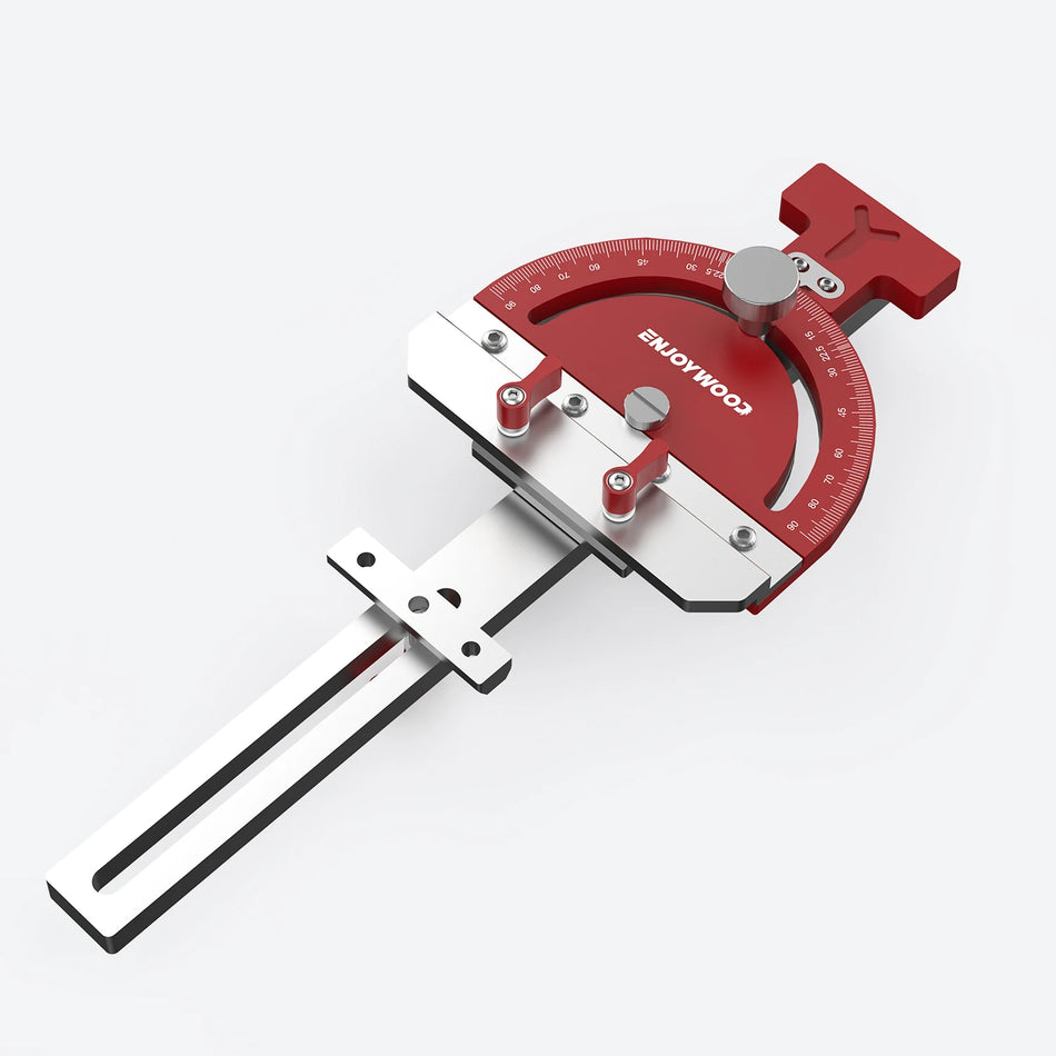 Justerbar flervinkelsporsagføring Firkantet rettvinklet føring vinkelstopp for Makita Festool DeWalt føringsskinne