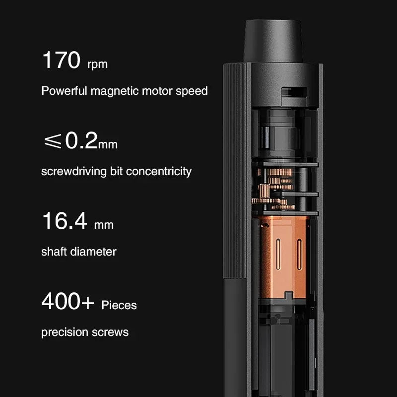 Electric Precision Screwdriver Magnetic Kit with 24 PCS