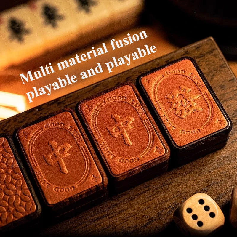 GD Mahjong EDC Mechanical Metal Dense Ratchet Segment Fingertip Pushing Cards Decompression Desktop Toy