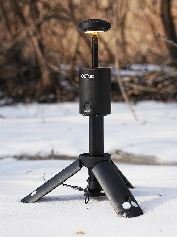 Utendørs teleskoplys multifunksjonell lommelykt - Ultralang batterilevetid - Bilcamping