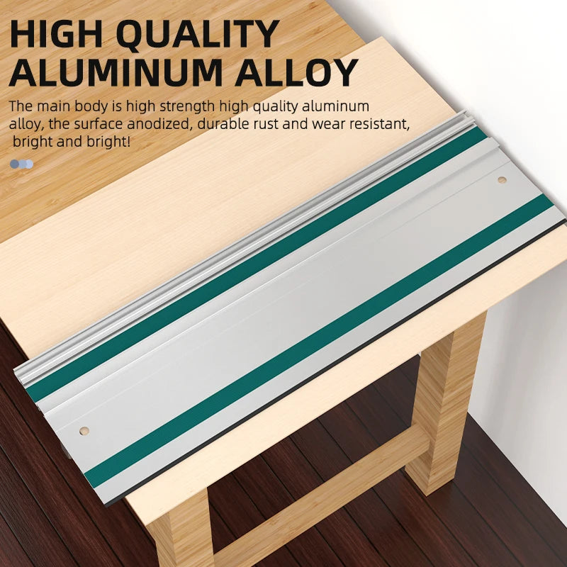 Føringsskinne i aluminiumslegering for Makita elektrisk sirkelsag 600-1400 mm lett trebearbeidingsskinne i flere størrelser