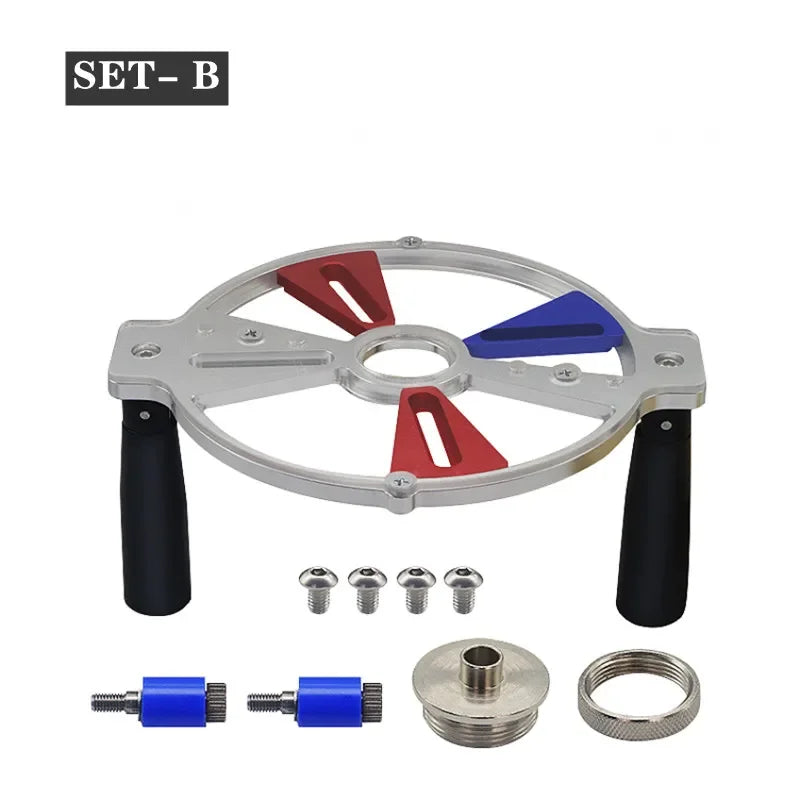 Trimming Machine Milling Groove Engraving Guide Rail Multi-functional Adjustable Backing Auxiliary Guide Bracket WoodworkingTool