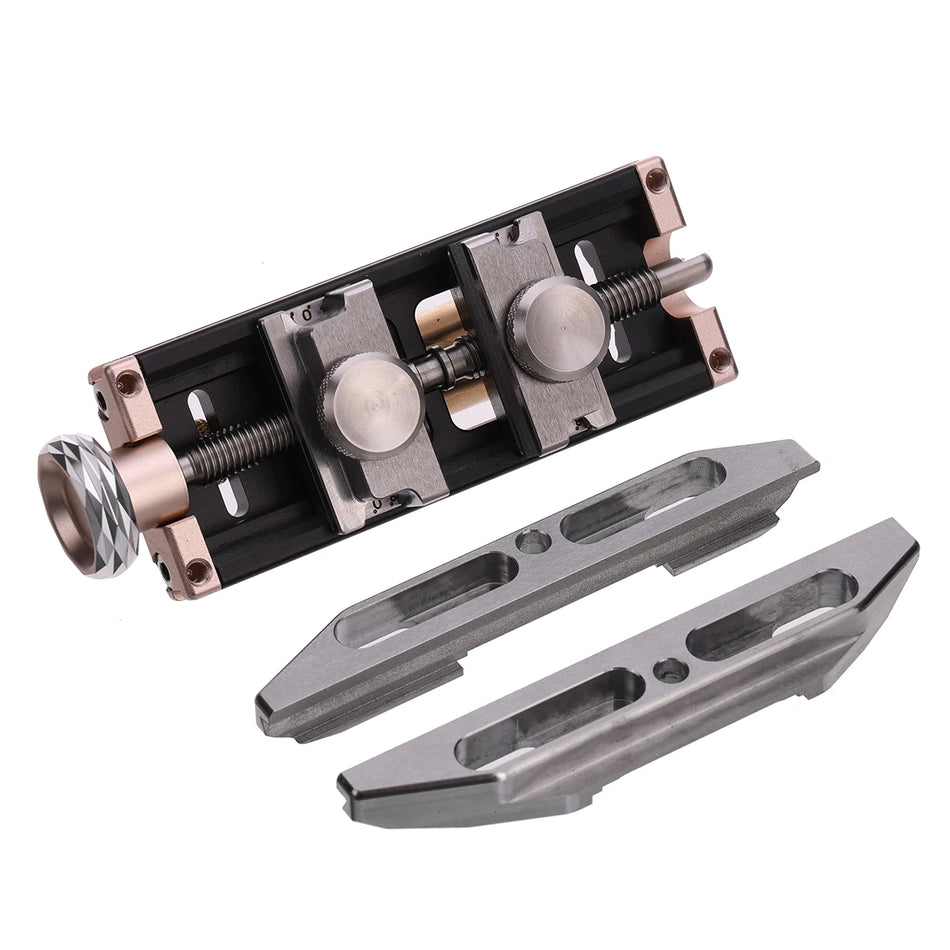 Slipeguide 4 stk/sett (D1-D3-D4-D5) Trebearbeidings slipejigg for meisler og høvelblad 0-70 mm klemmeområde