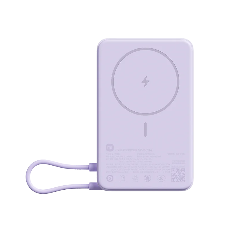 XIAOMI Powerbank Magnetisk &amp; Stativ 10000mAh 7.5W Innebygd USB-C 33W Utgang Bærbar Batteri Hurtiglading For iPhone For Samsung