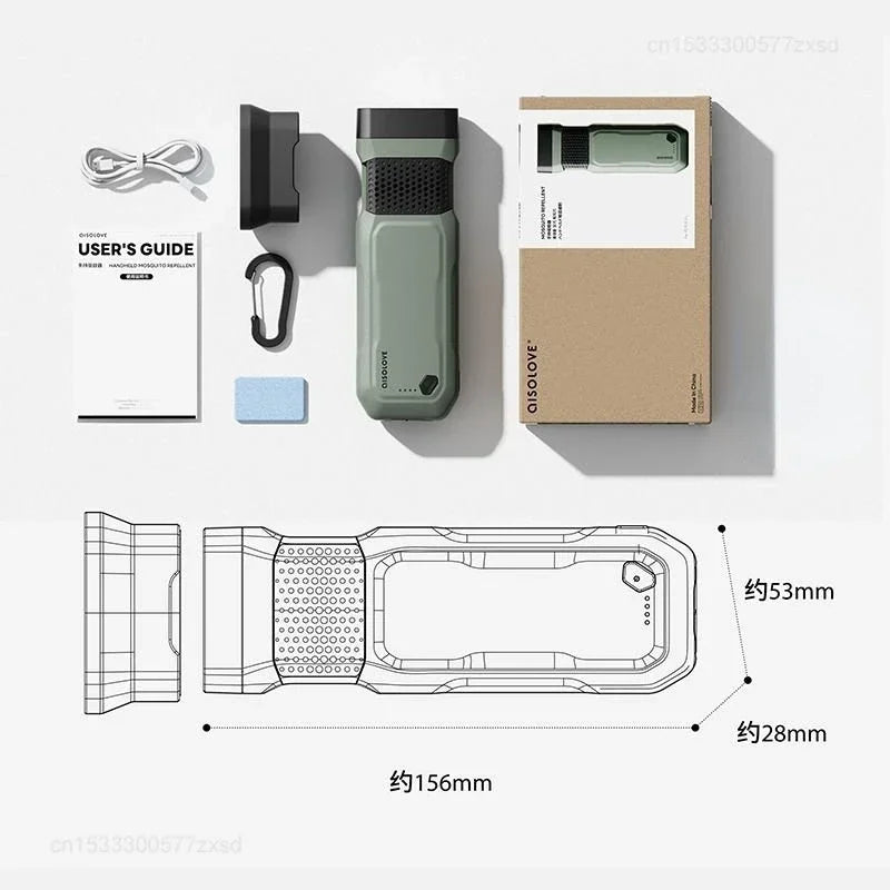 Xiaomi SOLOVE utendørs bærbar myggavvisende lommelykt strømbank camping oppladbar sommersmuggende insektdreperlampe