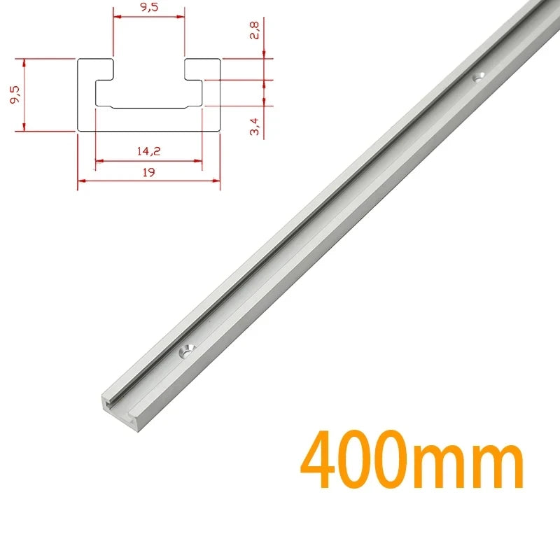 T-spor Trebearbeiding T-spor Gjæringsskinne Aluminium Gjæringsskinne T-spor, T-spor Gjæringsskinne Jigg T-skruebeslag Sporsag/Fersbordverktøy