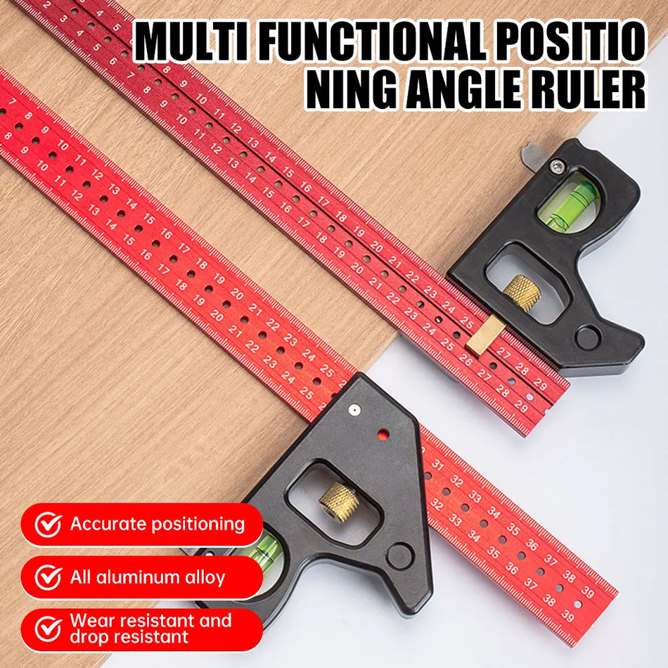 Adjustable Angle Ruler 5mm Aluminum Alloy