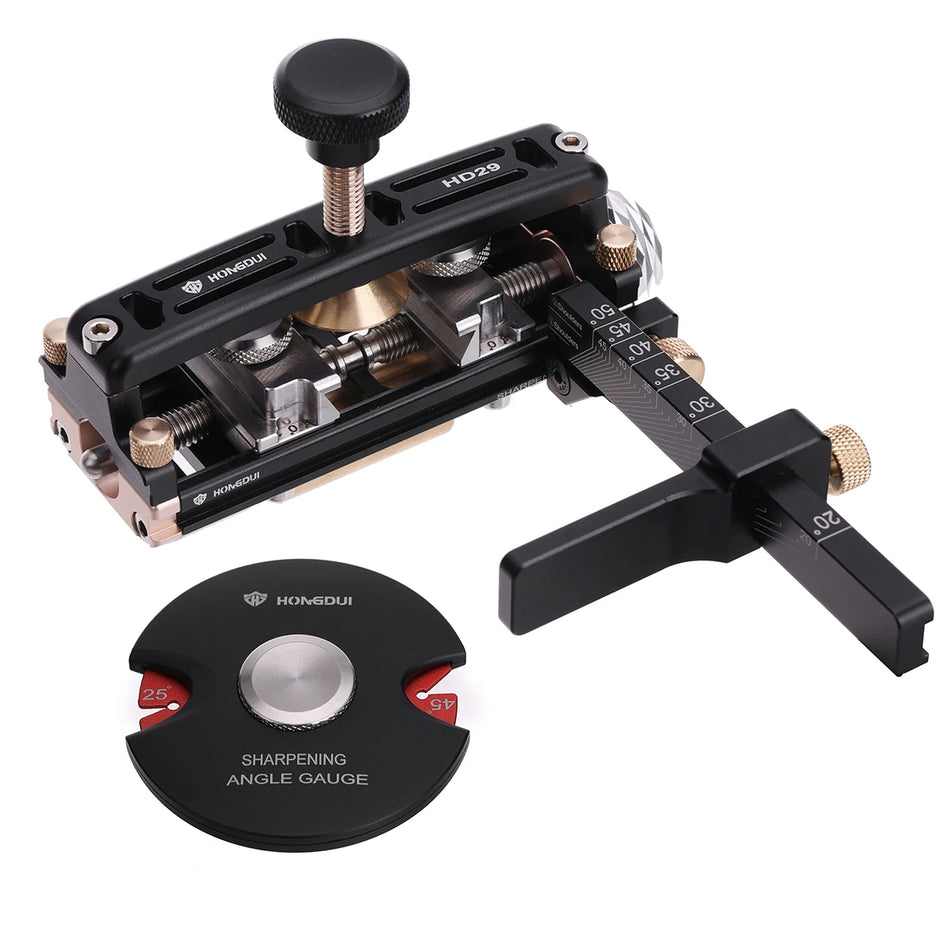 Slipeguide 4 stk/sett (D1-D3-D4-D5) Trebearbeidings slipejigg for meisler og høvelblad 0-70 mm klemmeområde