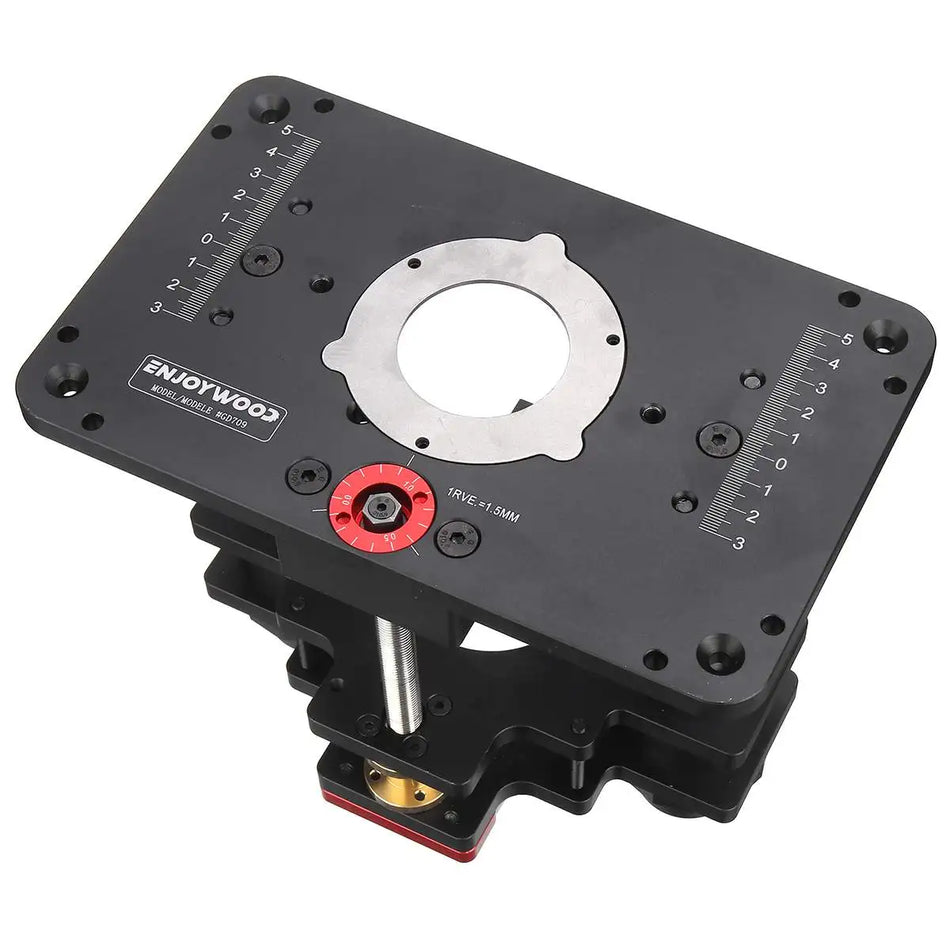 GD7 PRO freseløfter for 65 mm 69 mm trefresbord Oppsettløfter med plate Presisjonsverktøy for trebearbeiding fra ENJOYWOOD