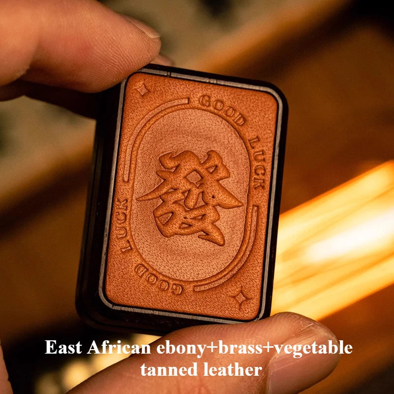 GD Mahjong EDC Mechanical Metal Dense Ratchet Segment Fingertip Pushing Cards Decompression Desktop Toy