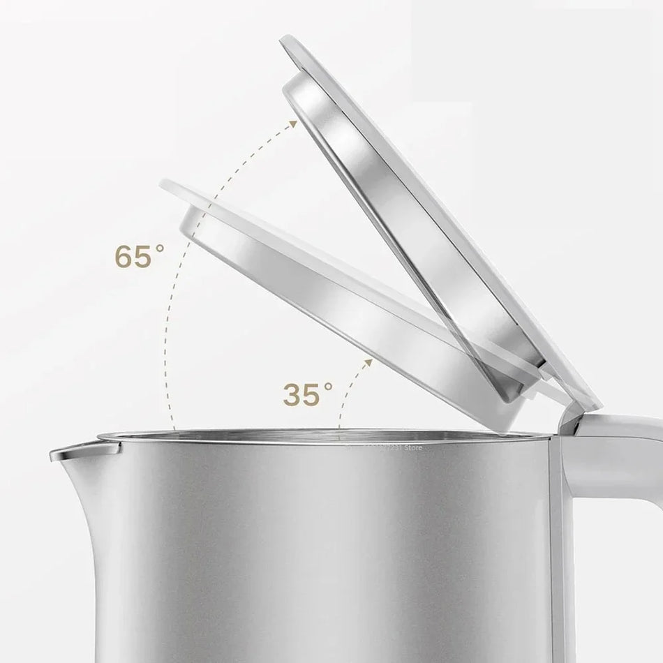 XIAOMI MIJIA Vannkoker S1 Hurtigkokende Rustfri Vannkoker Tekanne 1,7L 1800W Anti-Overoppheting Firedobbelt Beskyttelse