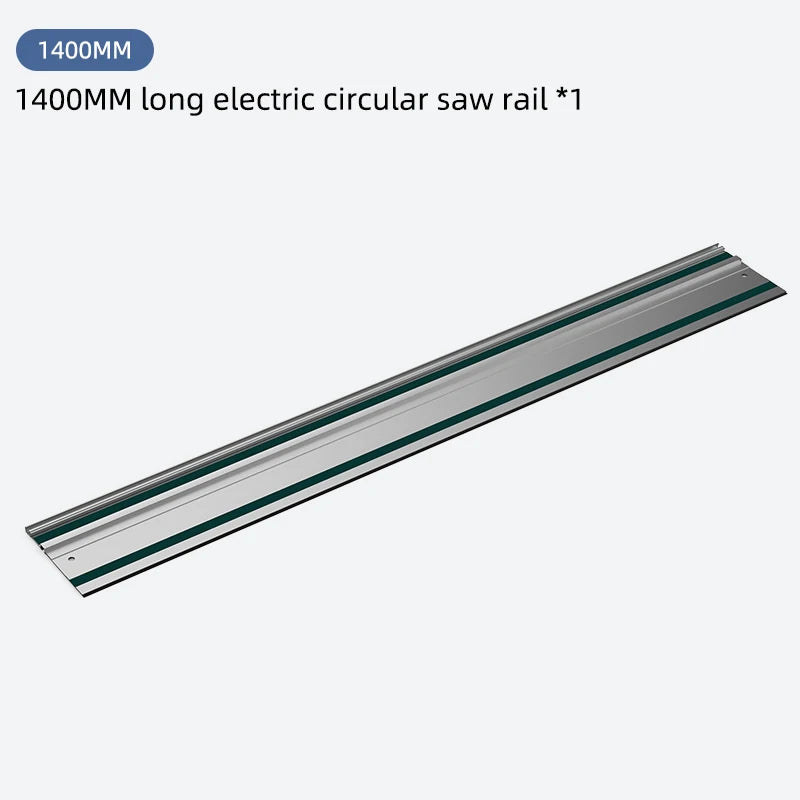 Føringsskinne i aluminiumslegering for Makita elektrisk sirkelsag 600-1400 mm lett trebearbeidingsskinne i flere størrelser