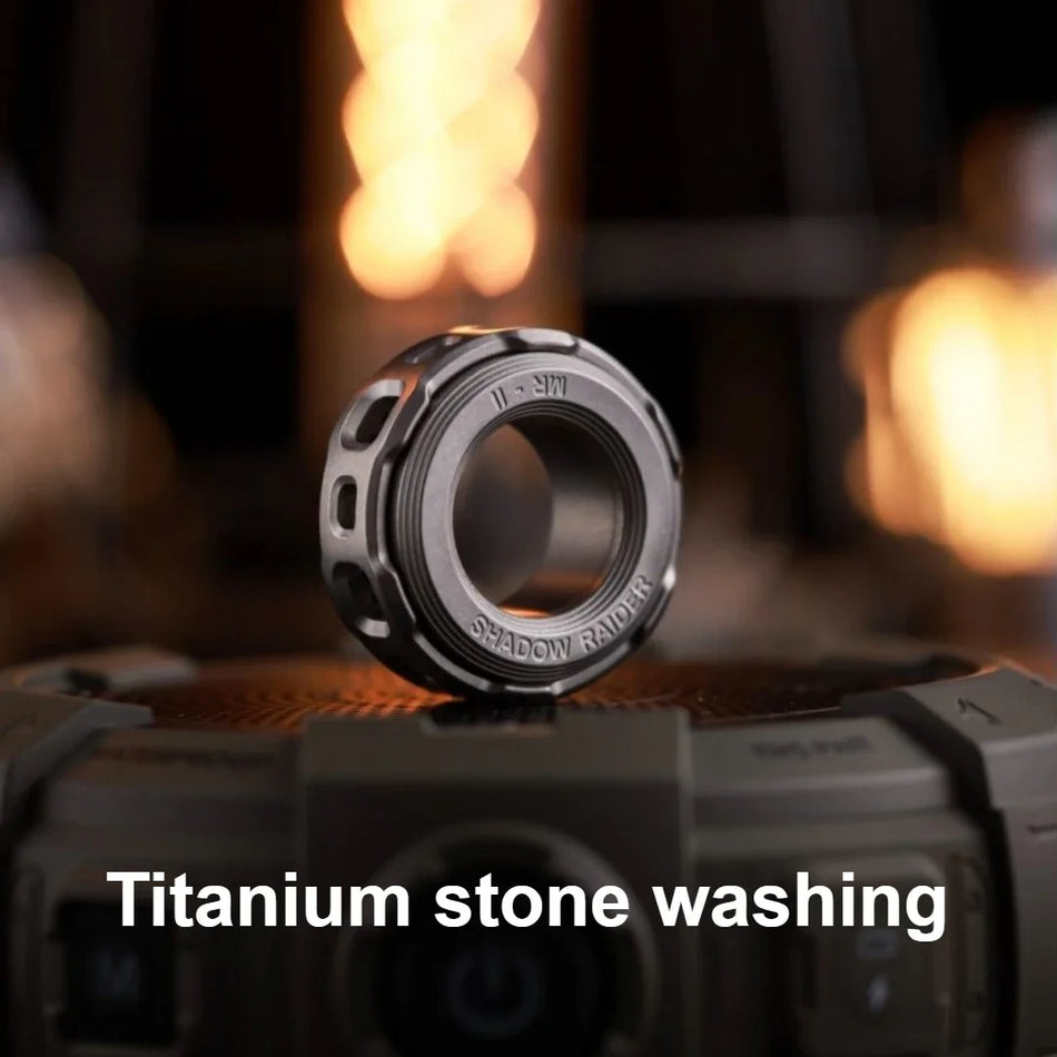 EDC Fingertip Gyro Walking Stress Relief Toys Alloy Exquisite Collection Ring Adult Stress Relief Toys Gift