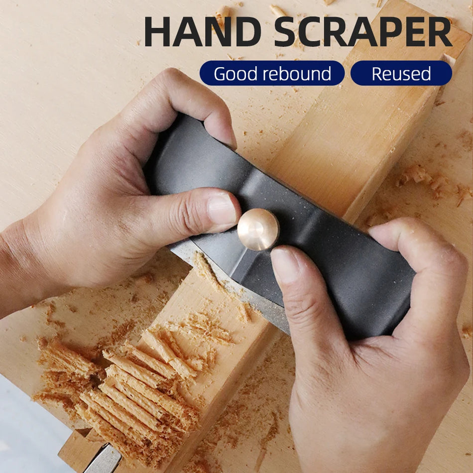 Håndskrape aluminiumslegering justerbar buet trebearbeidingsverktøy med flere tykkelser