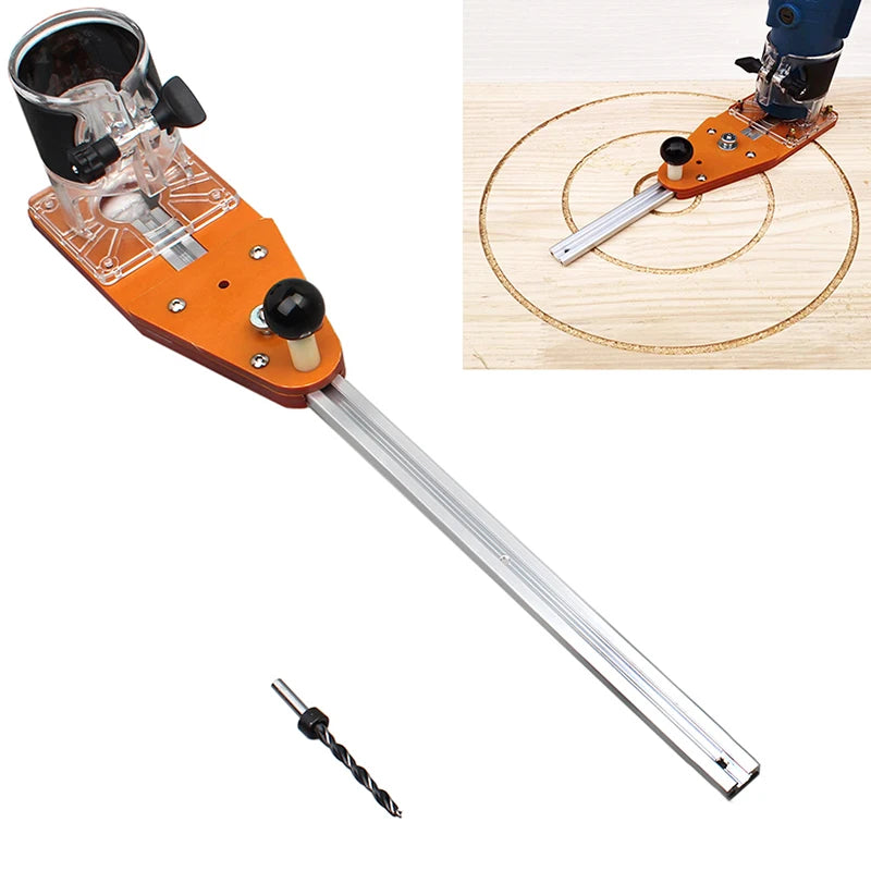 Sirkelskjæringsjigg for Makita elektrisk håndtrimmer trefreser fresing sirkelsporing trimmemaskin trebearbeidingsverktøy