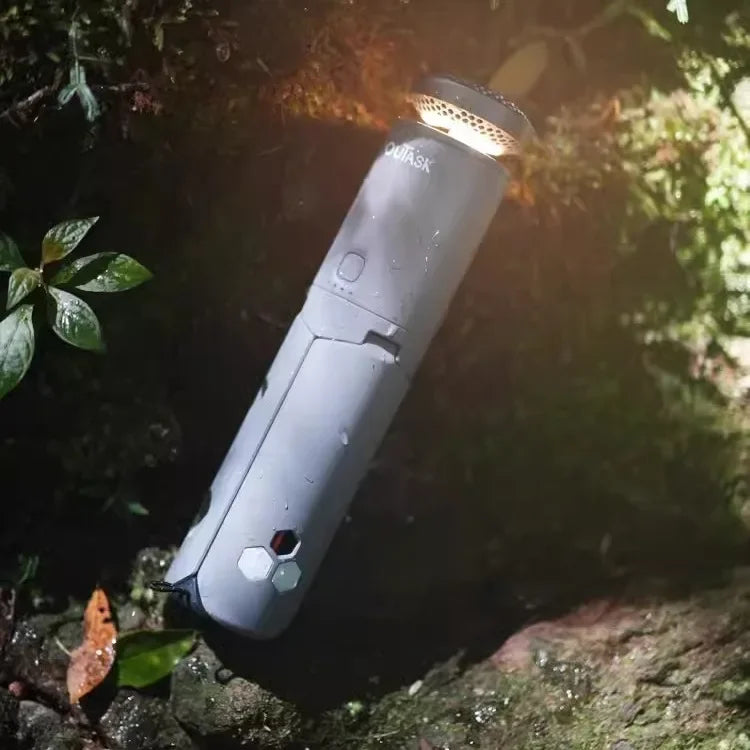 Utendørs teleskoplys multifunksjonell lommelykt - Ultralang batterilevetid - Bilcamping