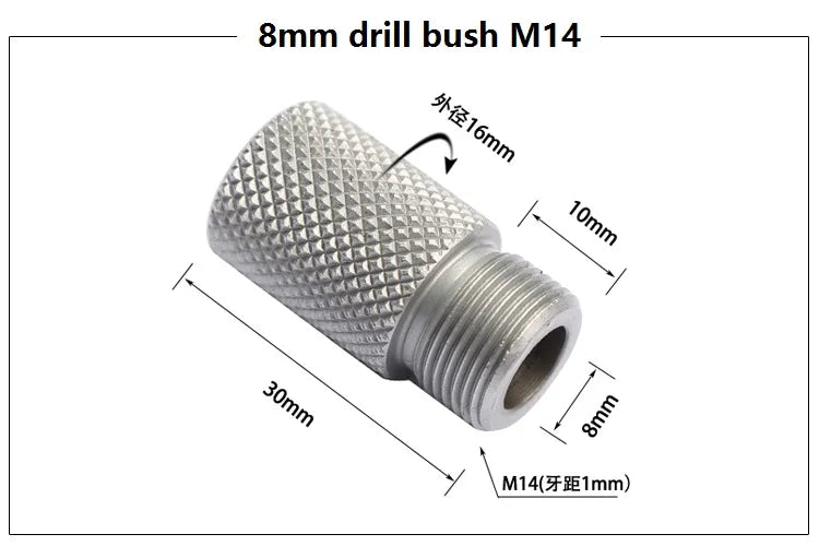 Dybeljigg Drillbøssing Metallborehylse 4mm-15mm For Trebearbeiding Boreguide Hullboring Tilbehør