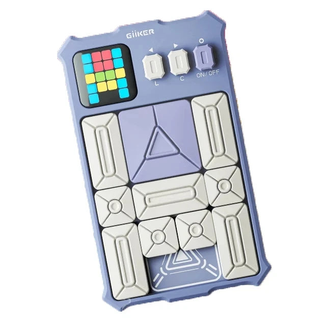 Giiker Super Slide Huarong Road Smart Sensor Game 500+ Levelled UP Brain Teaser Puzzles Interactive Fidget Toys For Kids Gifts