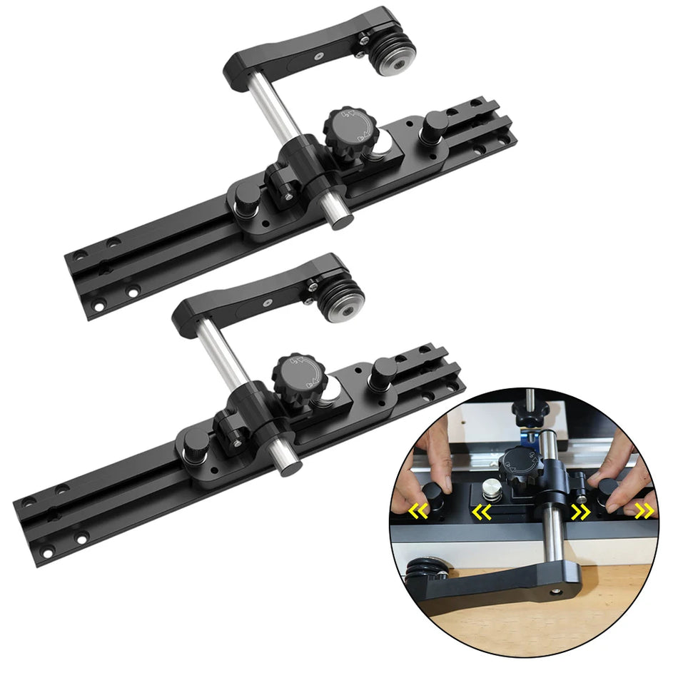 2 stk. bordsagføring i aluminiumslegering med høy presisjonsjustering av spenningen fra HONGDUI