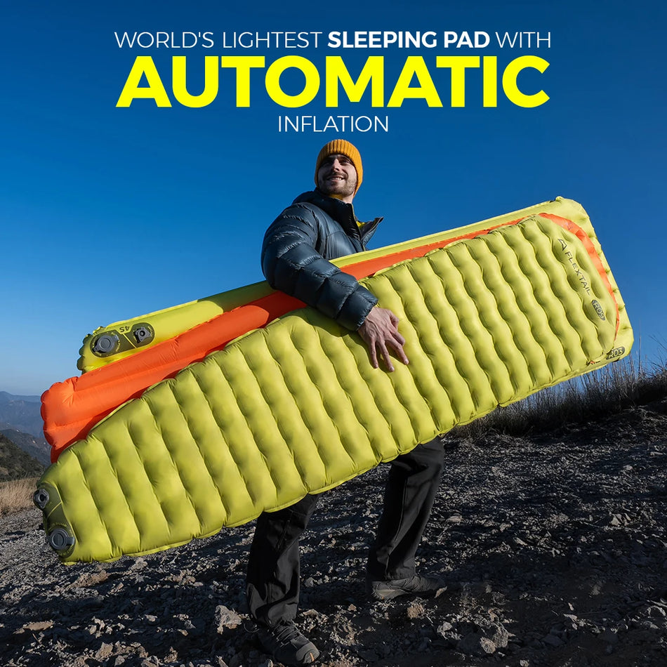 FLEXTAIL TINY LIGGEMATTE - Isolert liggematte med innebygd pumpe, automatisk oppblåsing/tømming, lett design