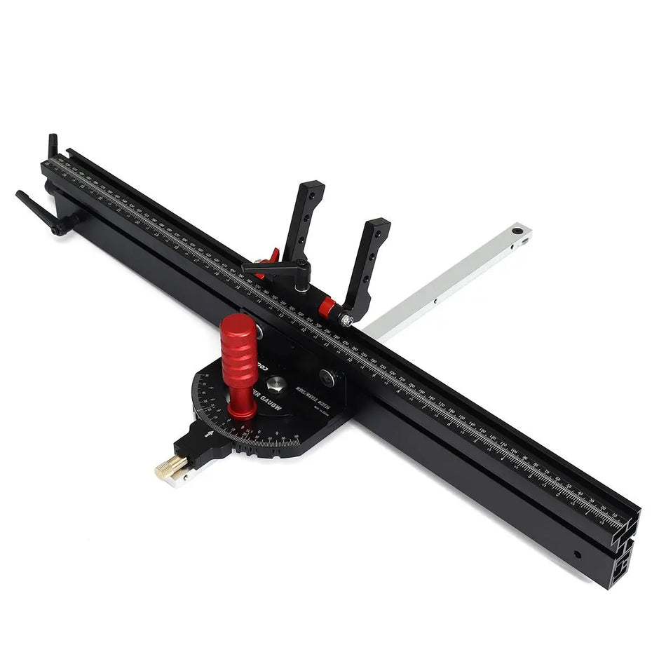 0-60 Degree Angle Miter Gauge 600-1200mm Extended Fence for Table Saw Router Table Precision Angle Setting